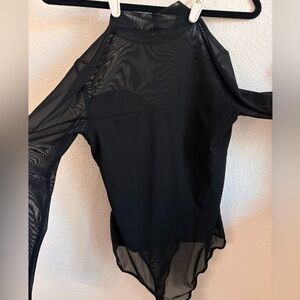 Black Sheer Bodysuit